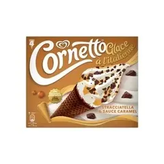 CORNETTO Soft Stracciatella & Caramel 4*81gr