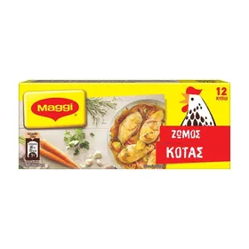 MAGGI Ζωμός Κότας 12 κύβοι 132g