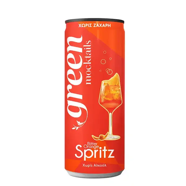 Green Mocktails Bitter Orange Spritz 330ml.