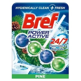 Bref WC Power Active Pine Forest Μπλοκ Τουαλέτας 50g