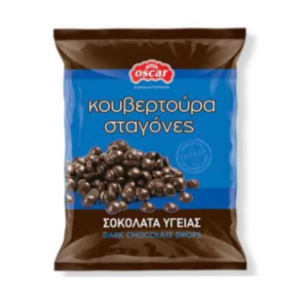 Κουβερτούρα σταγόνες OSCAR σοκολάτα υγείας 100γρ.