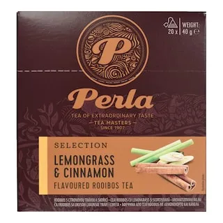 PERLA BEVERAGES Τσάι Rooibos Λεμονόχορτο και Κανέλα 20x2g