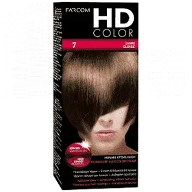 HD Color Σετ Βαφής Μαλλιών Ν7 Ξανθό