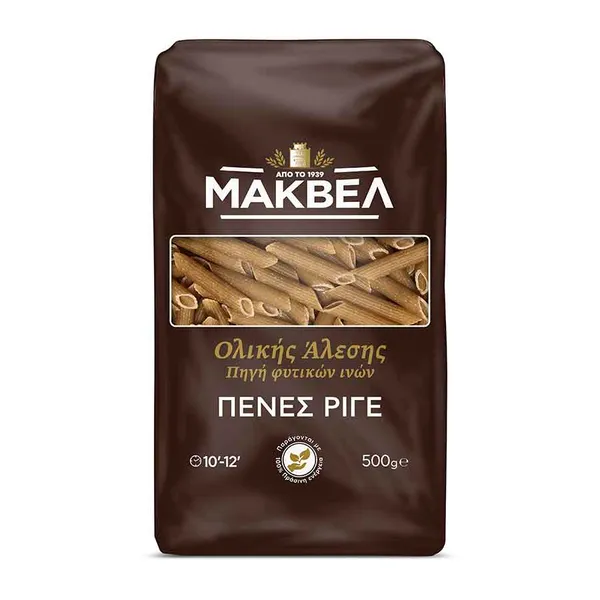 Μάκβελ Πένες Ολικής Άλεσης 500γρ.
