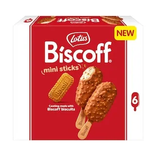 Παγωτό Ξυλάκι Biscoff Mini Sticks