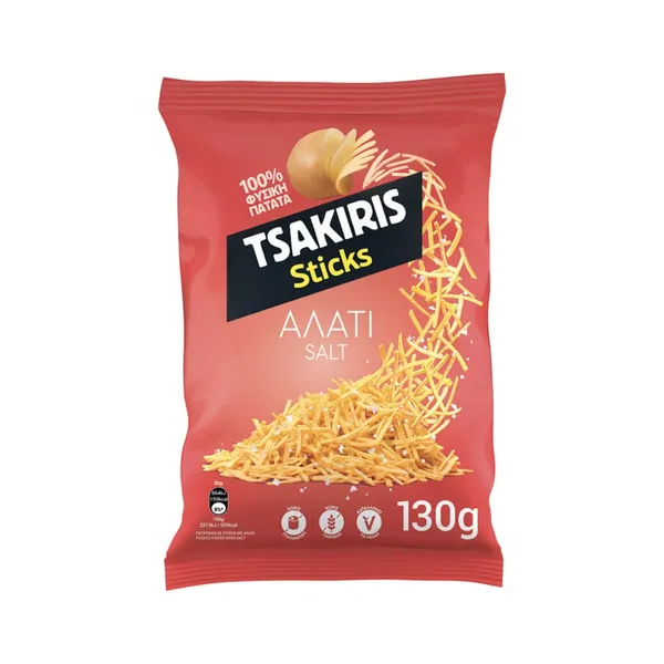 πατατάκια sticks αλάτι