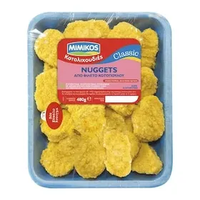 MIMIKOS nuggets από φιλέτο κοτόπουλο 480γρ.