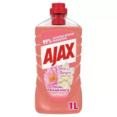 Ajax Γιορτή Λουλουδιών Νούφαρο & Βανίλια Καθαριστικό Πατώματος 1000ml