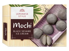 Mochi παγωτό (Μαύρο σουσάμι, Σμέουρο - λίτσι, Λάιμ - Yuzu)