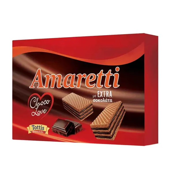 Amaretti Γκοφρέτες Choco Love 68γρ.