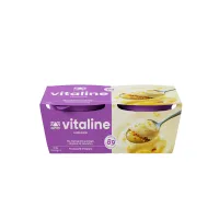 Επιδόρπιο Γάλακτος με γεύση Lemon Pie Vitaline Δέλτα 2x150g