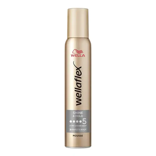 Wellaflex Shine & Hold Mousse Ultra Strong No5 200ml.