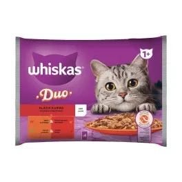 Whiskas Duo Τροφή Γάτας Μοσχάρι & Πουλερικά Αρνί &...