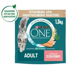 Purina One Adult Σολομός & Δημητριακά 1,5kg