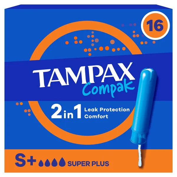 Ταμπόν TAMPAX Compak super plus 16 τεμ.