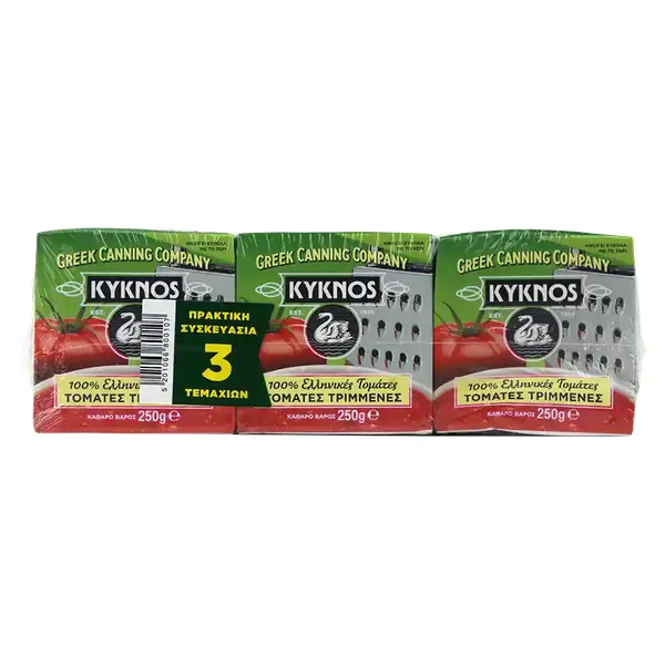 KYKNOS Ντομάτα τριμμένη 3x250gr