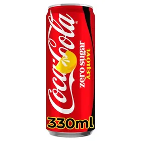 Coca Cola Zero Lemon 330ml.