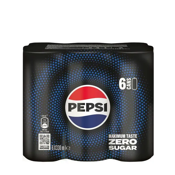 PEPSI Zero Sleek Can 6x330ml