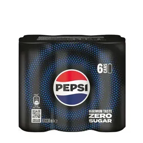 PEPSI Zero Sleek Can 6x330ml