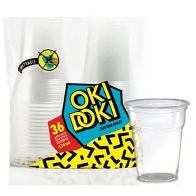 ποτήρι πλαστικό διαφανές freddo 430ml (συσκευασία 36τεμ.)