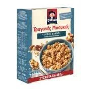 QUAKER Τραγανές Μπουκιές Δημητριακών με Βρώμη & Ξηρούς Καρπούς 450g