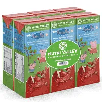 Nutri Valley Peppa Χυμός 3 Φρούτα 6x250ml