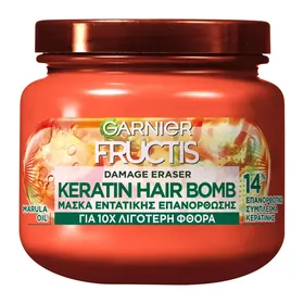Μάσκα Εντατικής Επανόρθωσης Keratin Hair Bomb Fructis...
