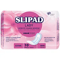 Slipad Lady Σερβιέτες Ελαφράς Ακράτειας Extra 10 τεμ