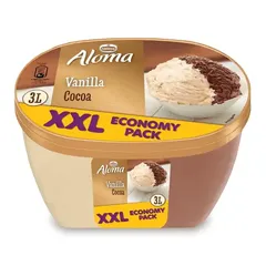 Aloma Παγωτό Βανίλια Σοκολάτα XXL 1,455kg./3lt.