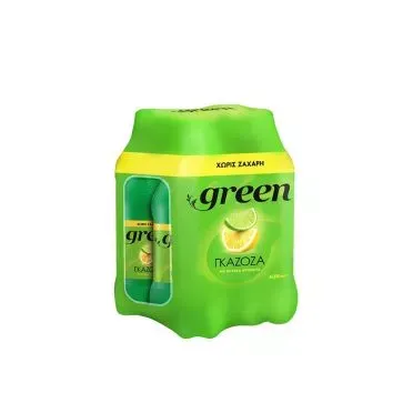 GREEN ΓΚΑΖΟΖΑ PET 4x330ml