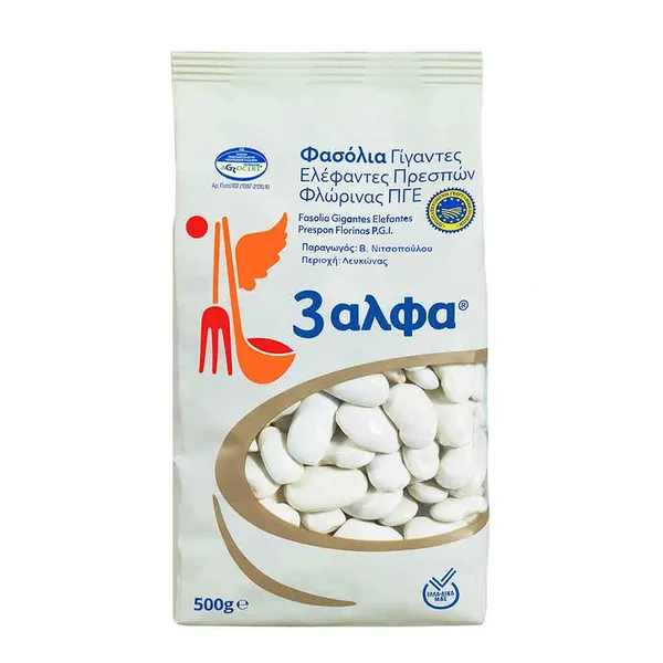 3αλφα ΦΑΣΟΛΙΑ ΓΙΓΑΝΤΕΣ ΕΛΕΦΑΝΤΕΣ ΠΡΕΣΠΩΝ ΦΛΩΡΙΝΑΣ ΠΓΕ 500γρ