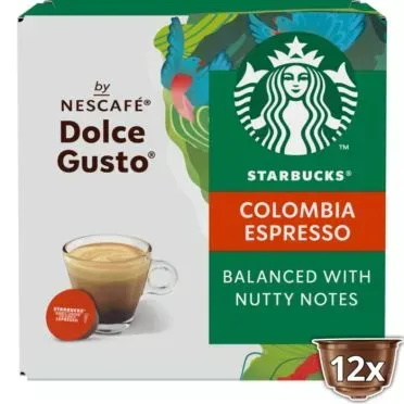 Starbucks® Colombia by Nescafé®  Dolce Gusto® 12 κάψουλες καφέ 66g