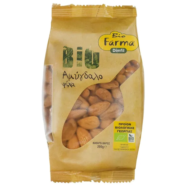 ΒΙΟ FARMA Αμύγδαλο ψίχα Ωμό Βιολογικό 200gr