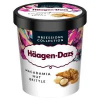 Παγωτό Macademia Nut Brittle Haagen Dazs 460ml