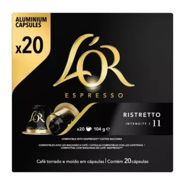 L'Or Espresso Ristretto μεζούρες Καφέ Espresso συμβατές με μηχανές Nespresso* 20τεμ