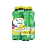 ΖΑΓΟΡΙ Go Green Sparkling Ανθρακούχο Νερό Λεμόνι 4x500ml