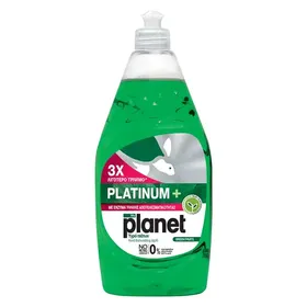 Planet Platinum+ Υγρό Απορρυπαντικό Πιάτων 900ml.