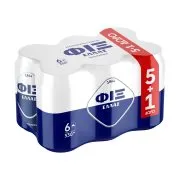 ΦΙΞ Ελλάς Μπίρα Lager 5x330ml +1 Δώρο