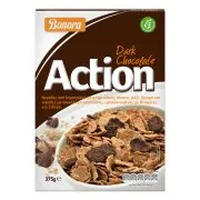 BONORA Action Δημητριακά με Μαύρη Σοκολάτα 375g