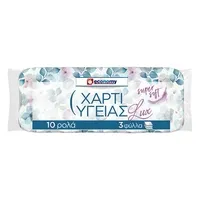 ECONOMY ρολό υγείας 3φύλλων με σχέδια 10τεμ. 1200γρ.