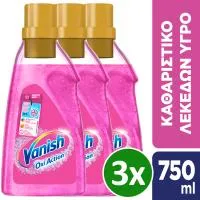 Ενισχυτικό Gel Πλύσης Pink Vanish 3x750ml τα 3τεμ 14,97€