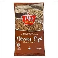My Kouzina Πέννες Ριγέ Ολικής Άλεσης 500gr