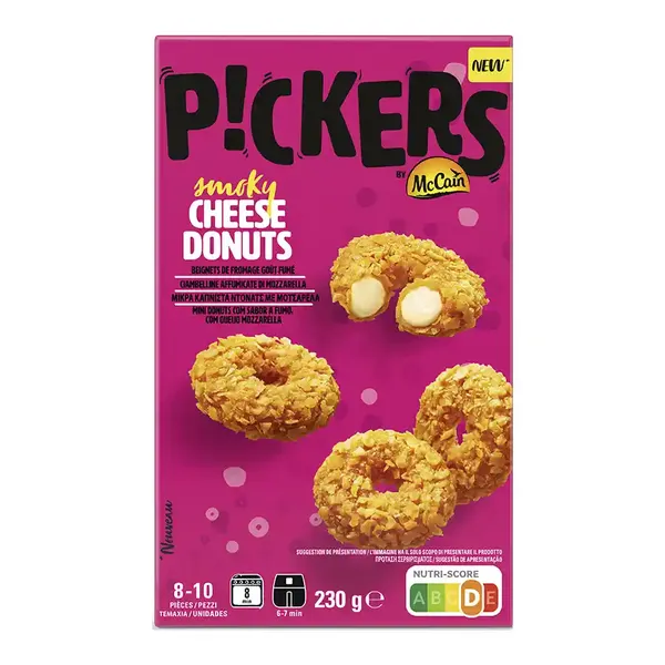 McCain Pickers Smoky Cheese Donat Κατεψυγμένα 230g