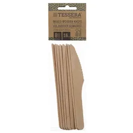 Tessera Μαχαίρι Ξύλινο 16cm 8τμχ