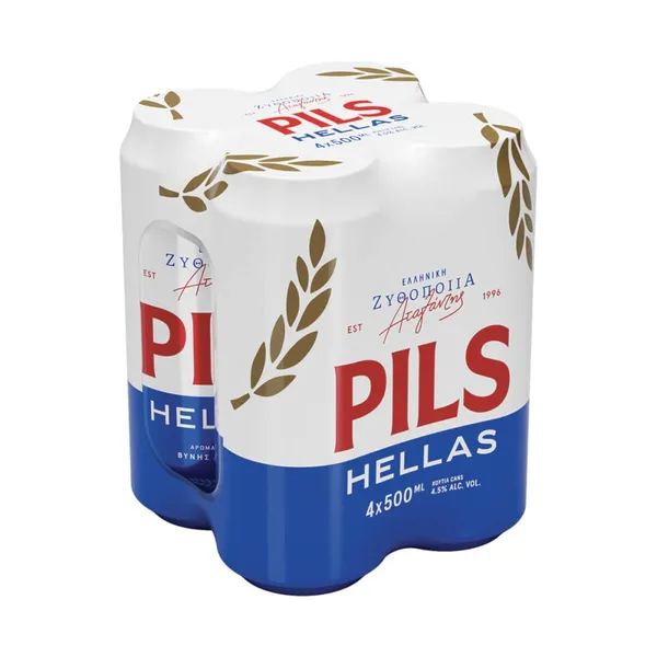 PILS HELLAS ΜΠΙΡΑ 6x330ml (5+1 Δώρο) 4,5%vol