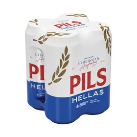 PILS HELLAS ΜΠΙΡΑ 6x330ml (5+1 Δώρο) 4,5%vol