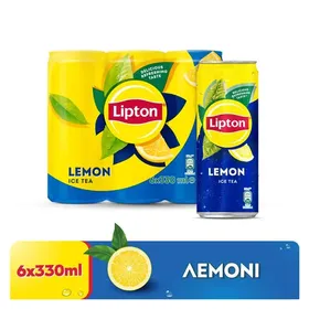 Lipton Κρύο Τσάι Λεμόνι 6x330ml.