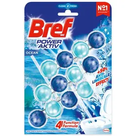 Μπλοκ Τουαλέτας Power Activ Ocean Bref Wc Block 3x50g