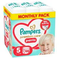 Πάνες Βρακάκι Μέγεθος 5 11-17kg Pampers Premium Care Pants 108τεμ