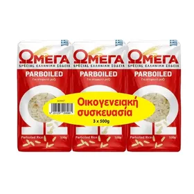 Ωμέγα Special Ρύζι Μπονέτ Οικογενειακή Συσκευασία 3x500γρ.